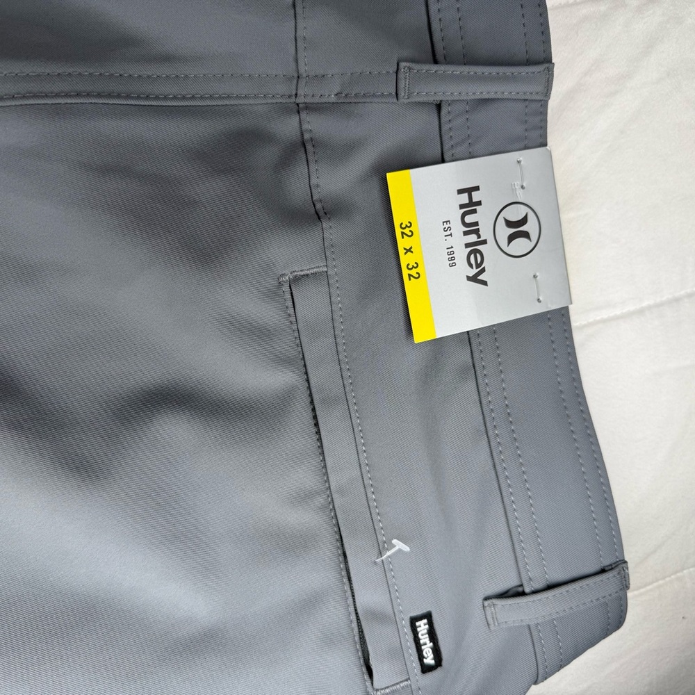 Hurley Men's Water Repellent‎ Hybrid Performance Stretch Pants, Gray, 32x32 - Picture 5 of 5